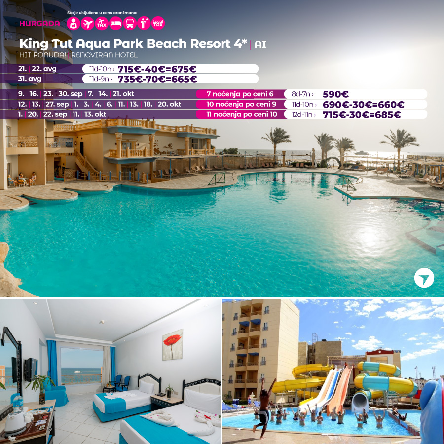 PR, Wayout, Leto 2023, Letovanje, Egipat, Hoteli Egipat