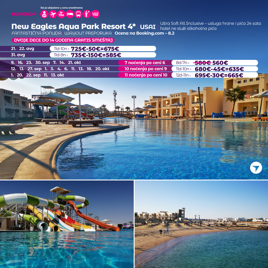 PR, Wayout, Leto 2023, Letovanje, Egipat, Hoteli Egipat