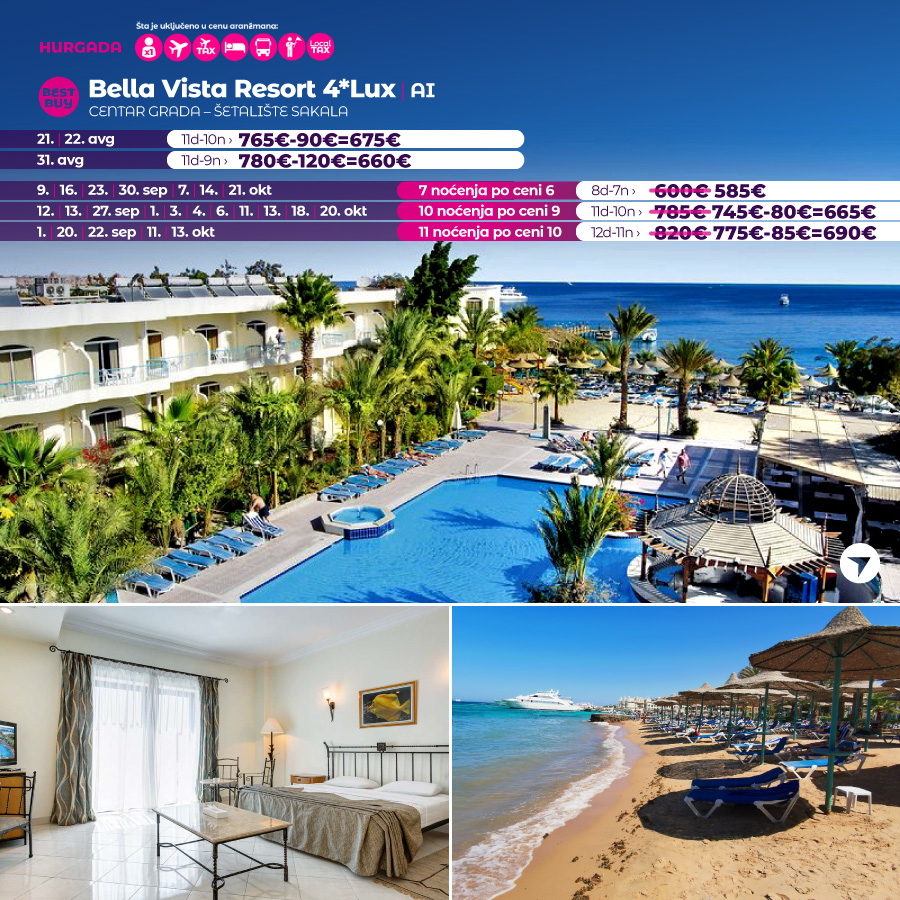 PR, Wayout, Leto 2023, Letovanje, Egipat, Hoteli Egipat