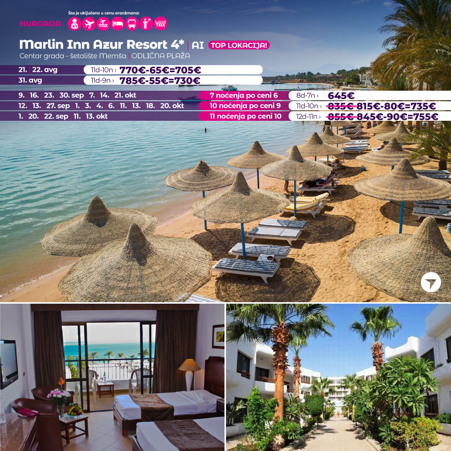 PR, Wayout, Leto 2023, Letovanje, Egipat, Hoteli Egipat