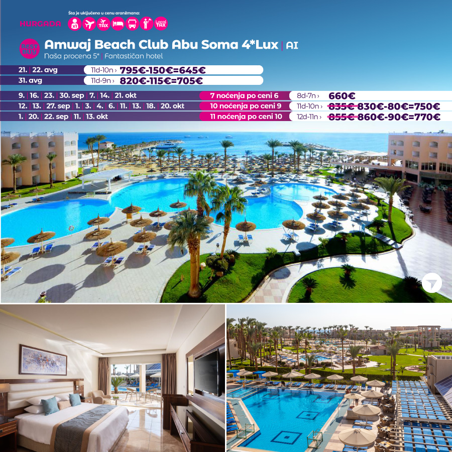 PR, Wayout, Leto 2023, Letovanje, Egipat, Hoteli Egipat