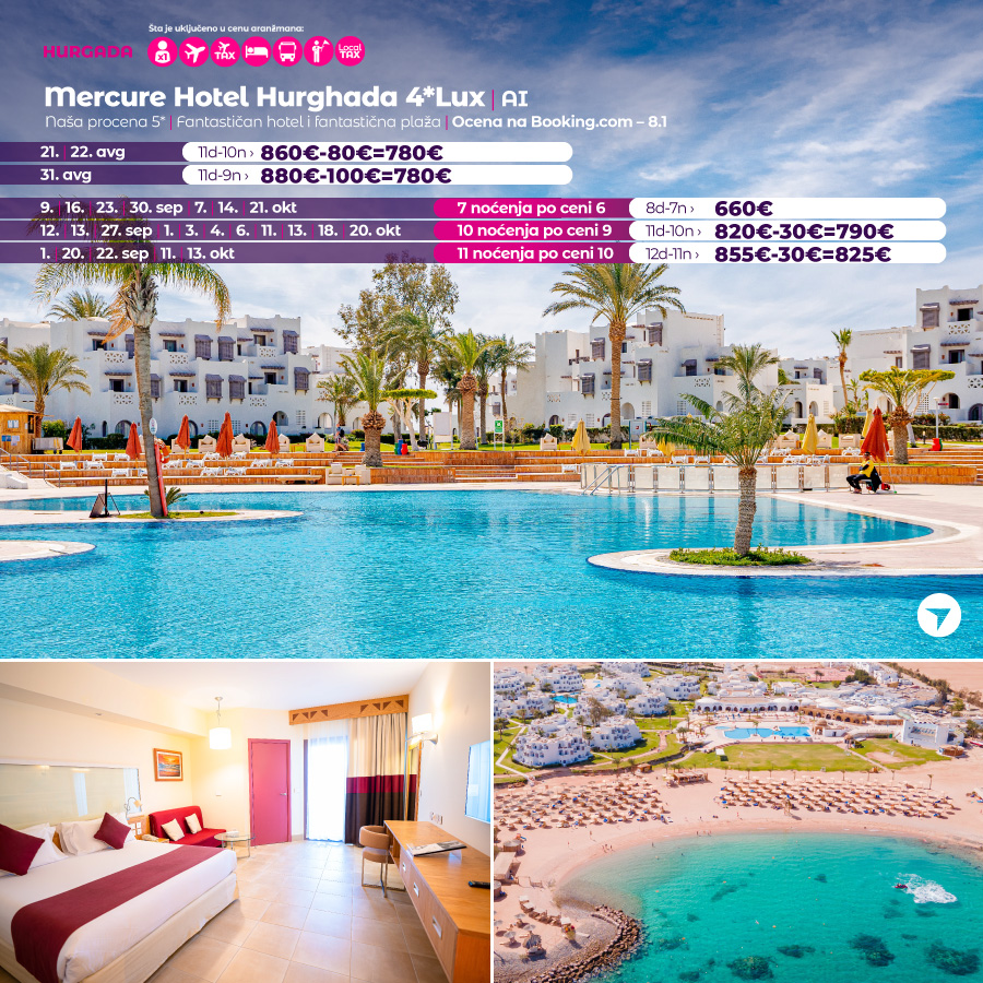 PR, Wayout, Leto 2023, Letovanje, Egipat, Hoteli Egipat