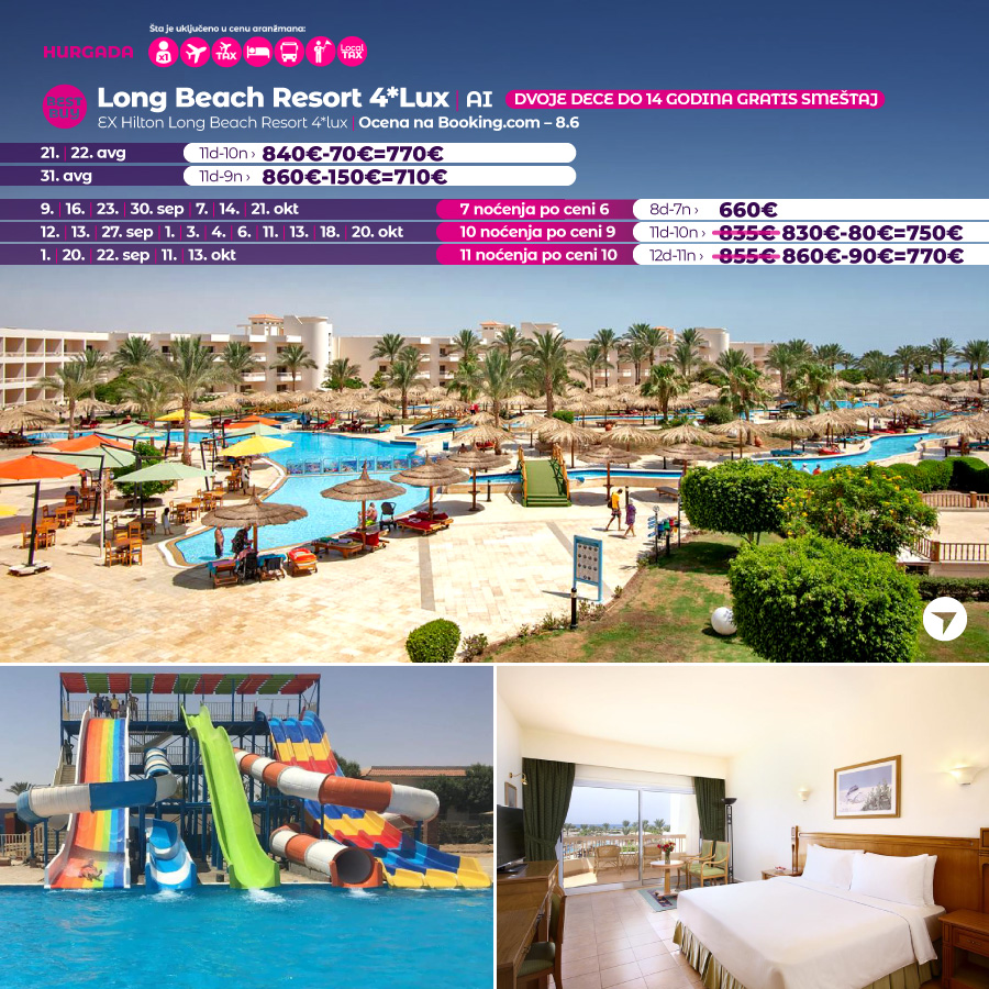 PR, Wayout, Leto 2023, Letovanje, Egipat, Hoteli Egipat