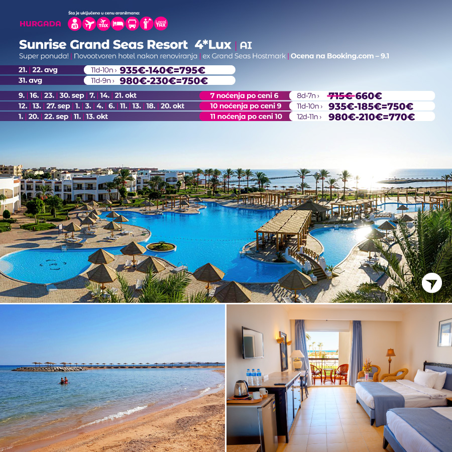 PR, Wayout, Leto 2023, Letovanje, Egipat, Hoteli Egipat