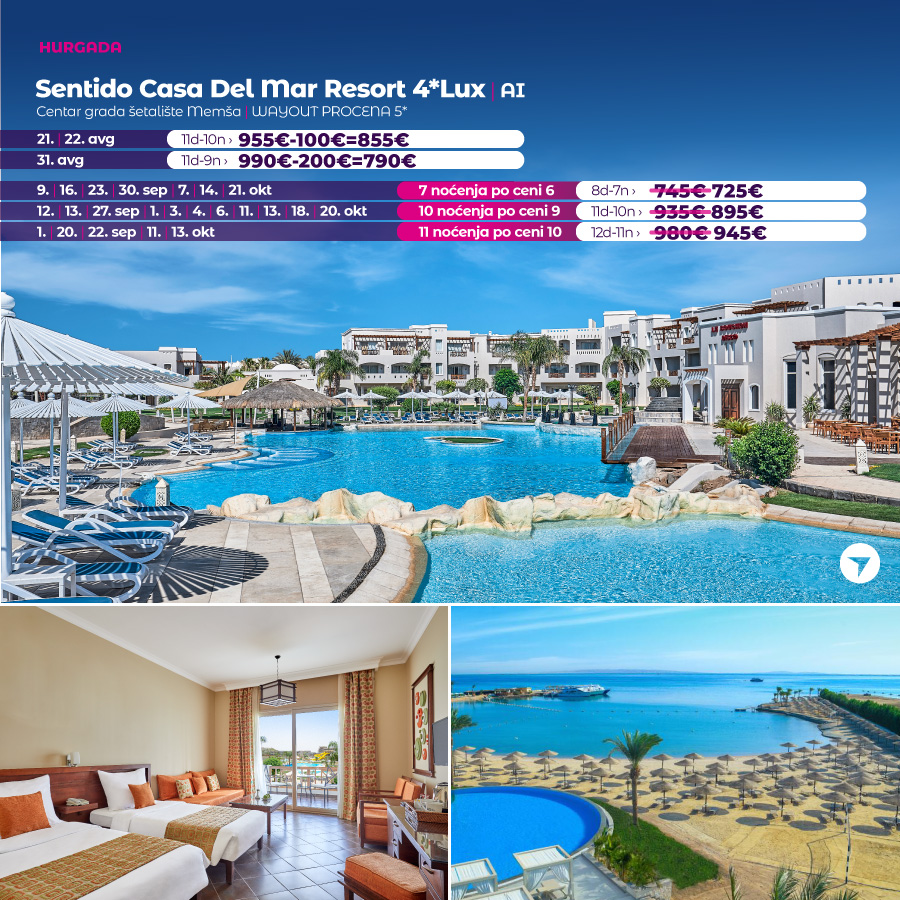 PR, Wayout, Leto 2023, Letovanje, Egipat, Hoteli Egipat