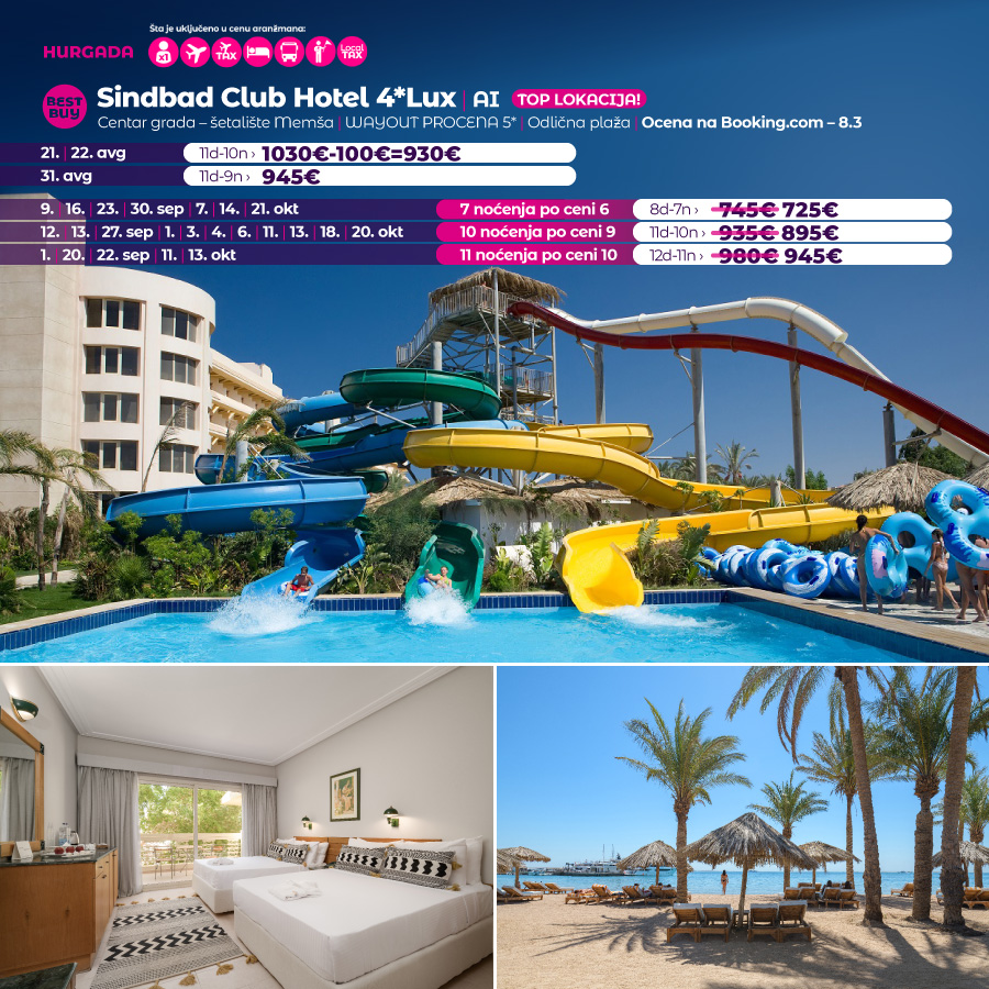 PR, Wayout, Leto 2023, Letovanje, Egipat, Hoteli Egipat