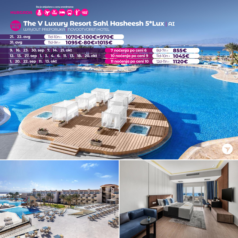 PR, Wayout, Leto 2023, Letovanje, Egipat, Hoteli Egipat