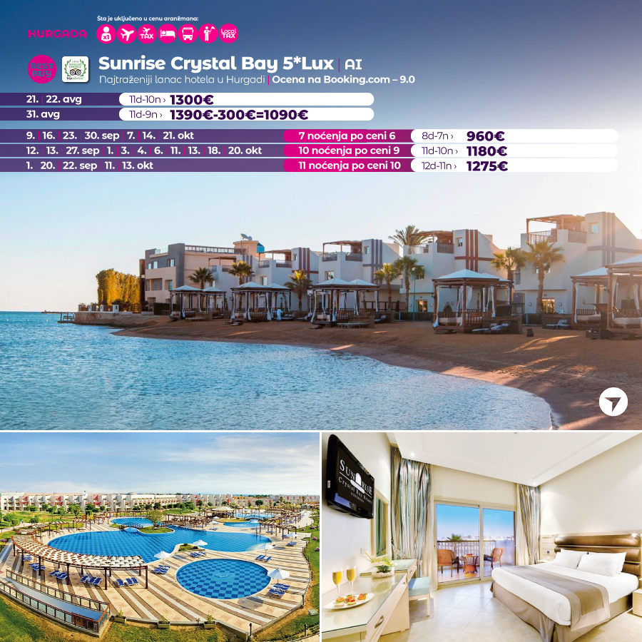 PR, Wayout, Leto 2023, Letovanje, Egipat, Hoteli Egipat