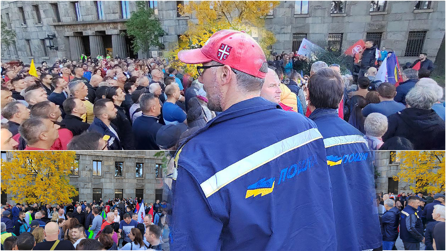 Mesto: Beograd
Datum: Sun Oct 02 13:29:11 CEST 2022
Dogadjaj: DRUŠTVO -  protest radnika Pošte ispred Glavne pošte
Fotoreporter: Marko Dragoslavić
Izvor: FoNet