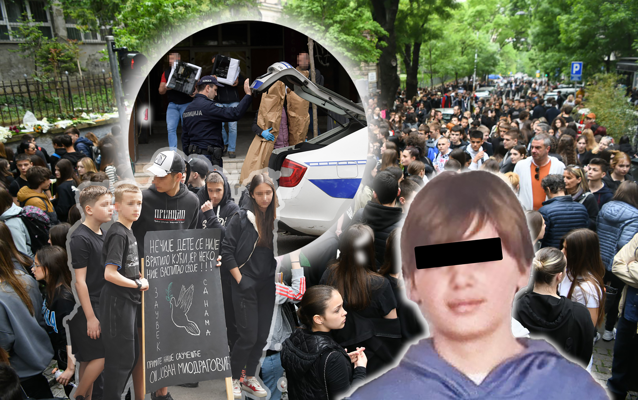 Ribnikar, Kosta Kecmanović, policija kombo