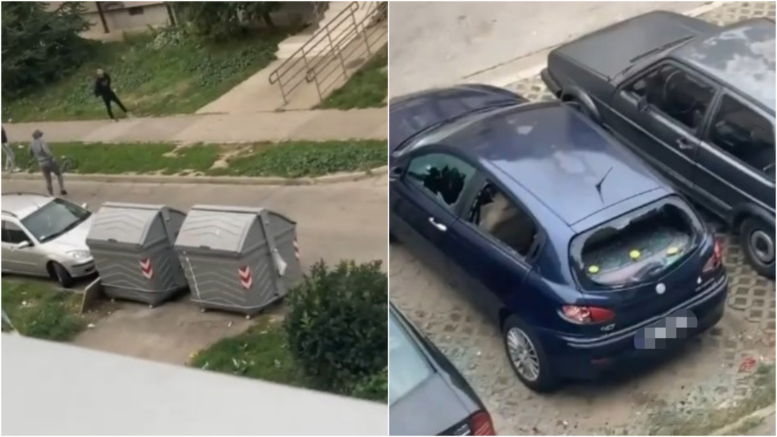 Zemun Polje, nasilje, ulica, automobil,