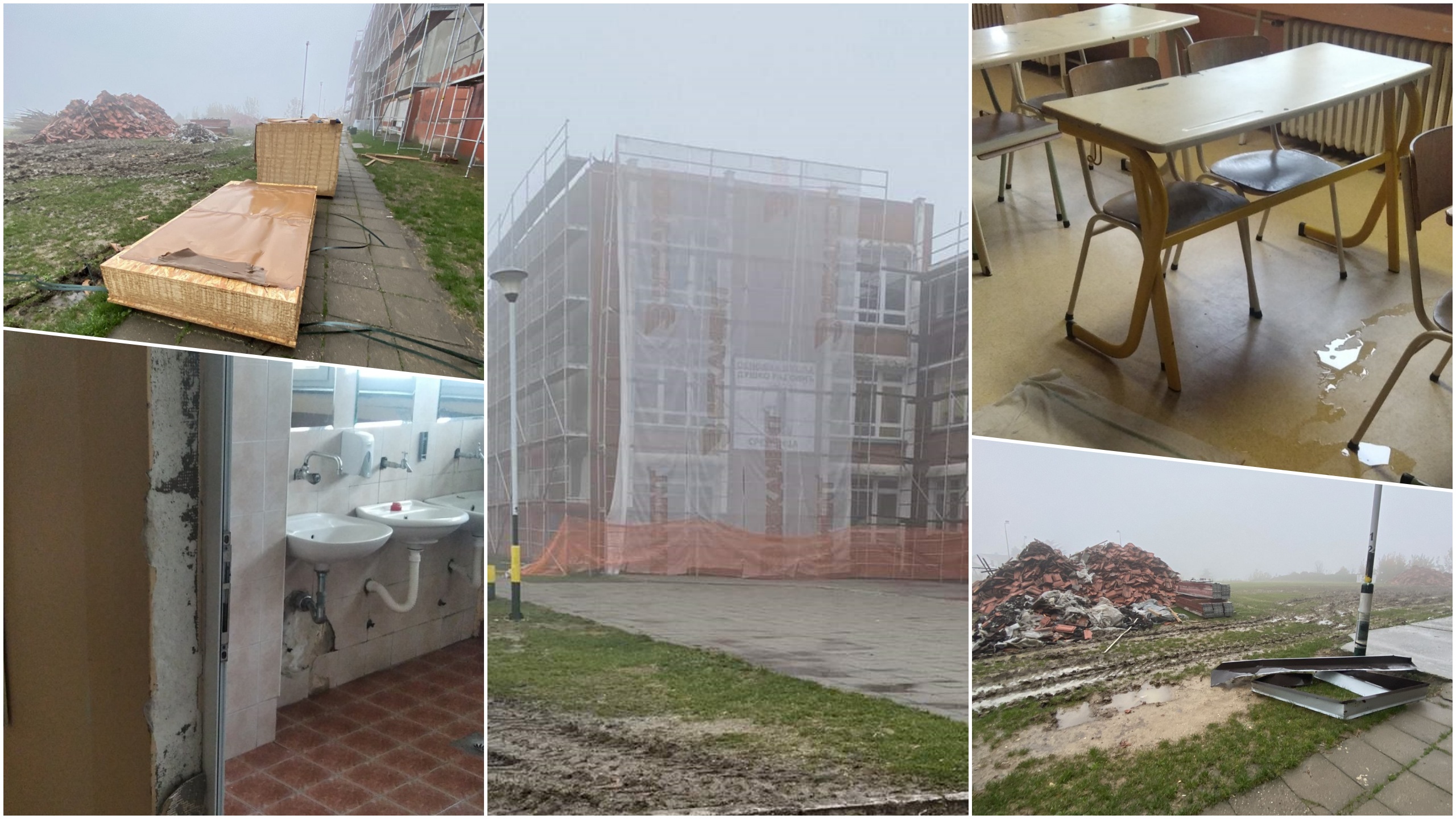 Osnovna škola Duško Radović, Srmčica, radovi, kombo Foto: Nova.rs