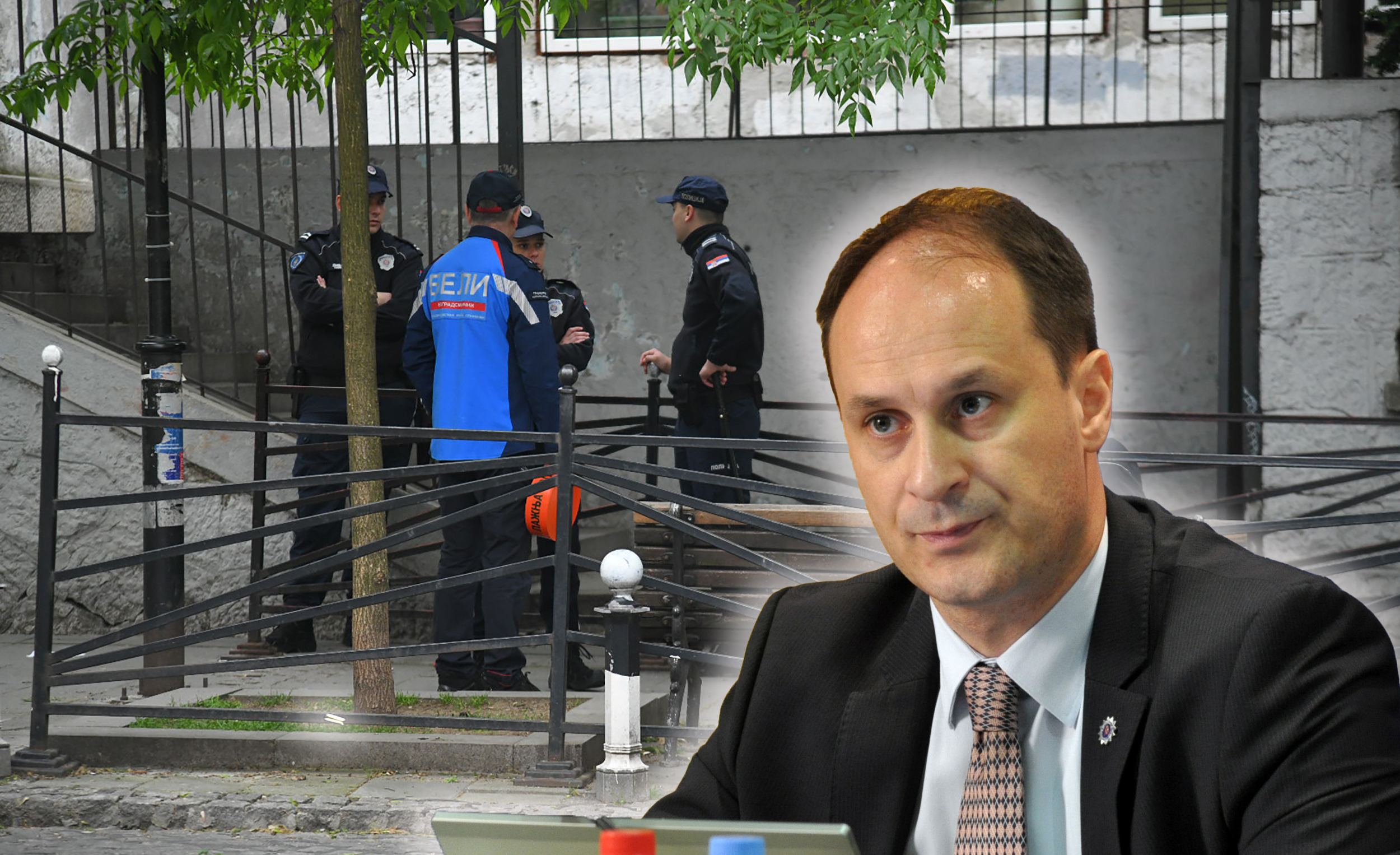 tužilac za visokotehnološki kriminal Branko Stamenković, a pozadina može biti neka policija kod OŠ "Ribnikar" kombo