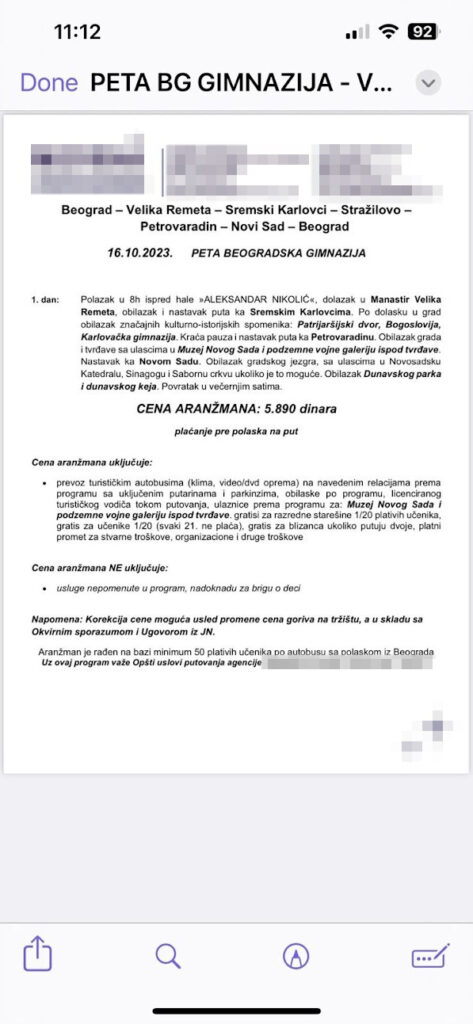 Ekskurzija peta gimnazija