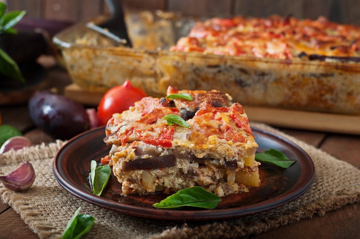 Moussaka - a traditional Greek dish