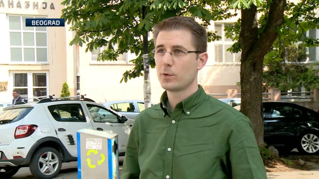 Željko Matić, profesor, Šesta beogradska gimnazija, štrajk  Foto: N1