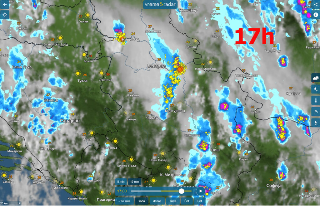 vreme iz sata u sat