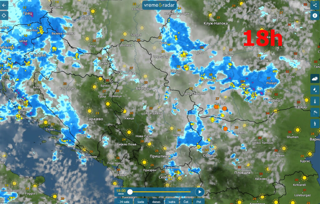 vreme iz sata u sat