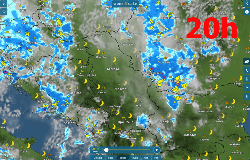vreme iz sata u sat