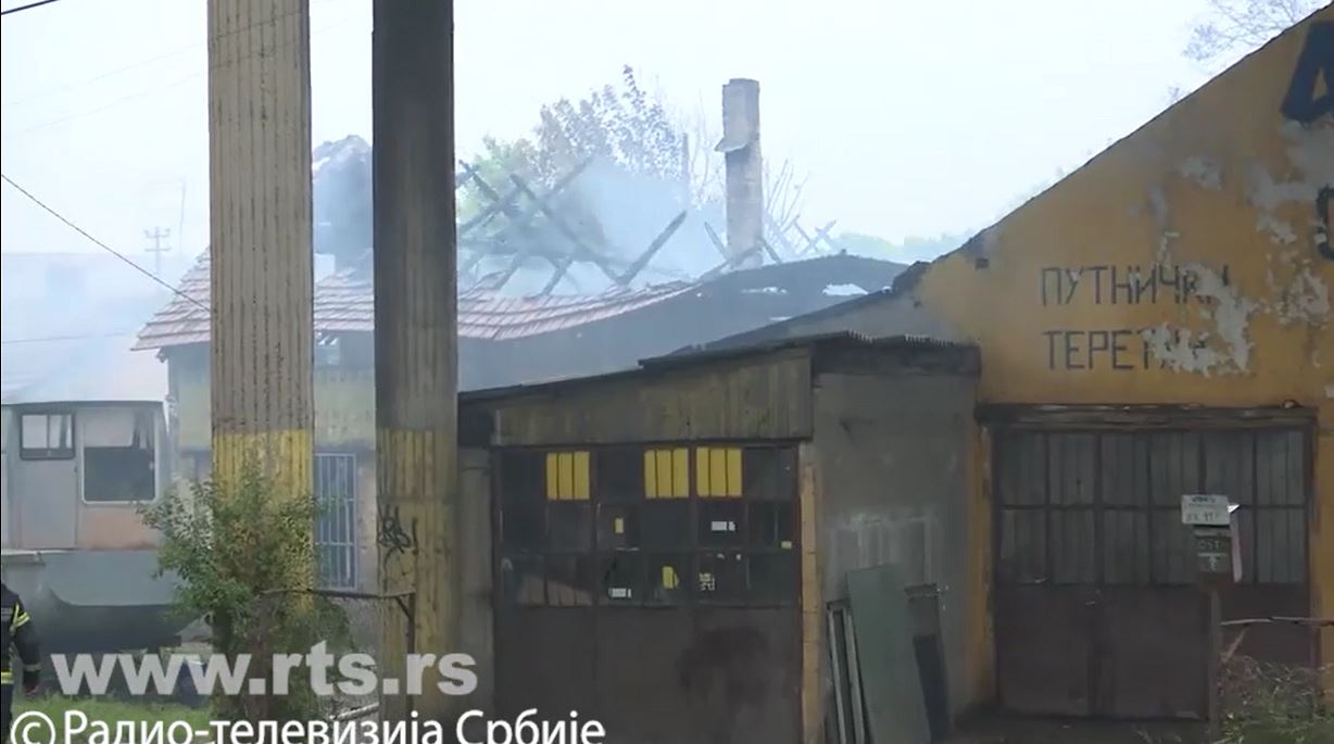 Požar Pančevački most 2 foto:RTS