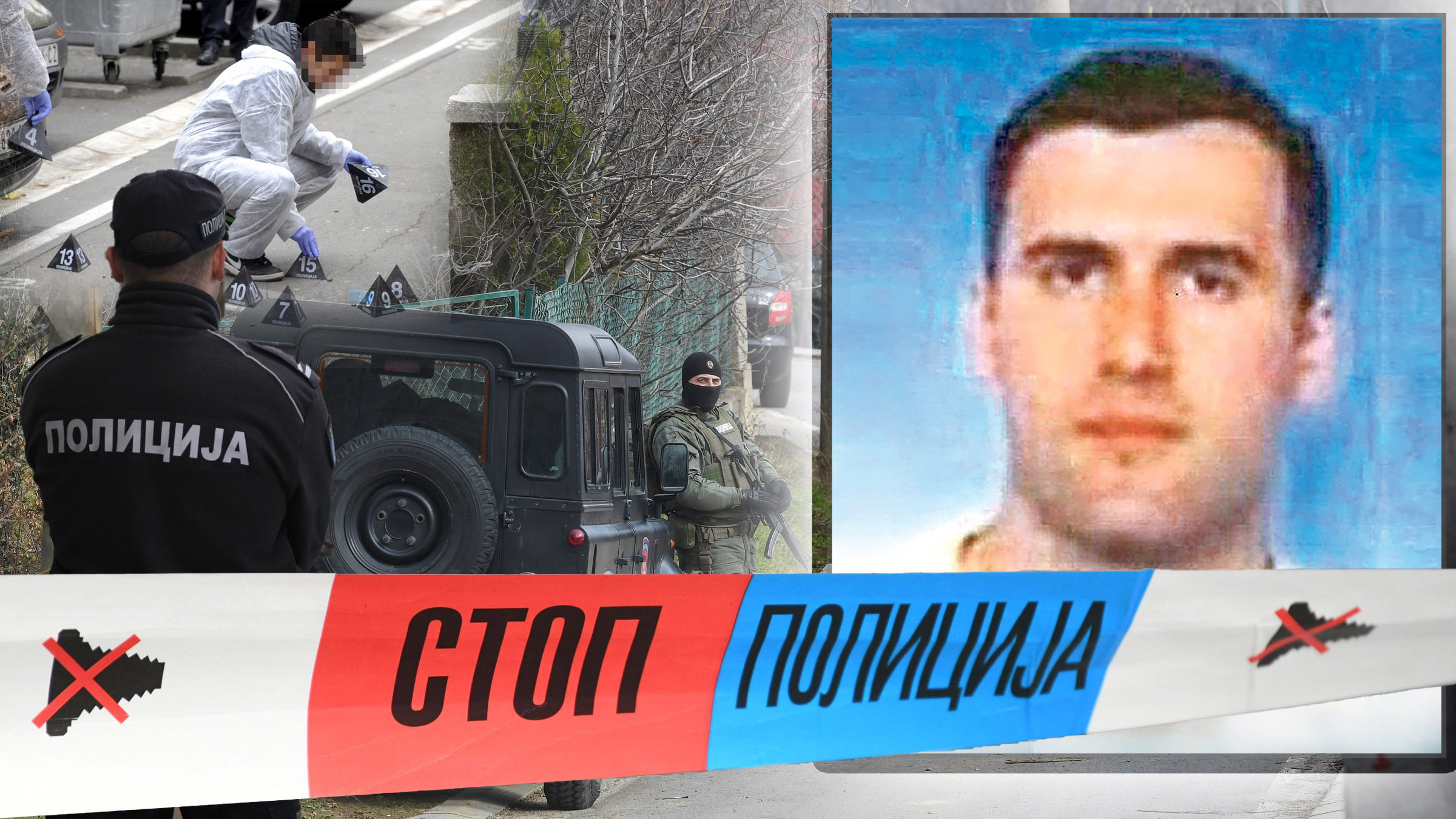 možete li da mi napravite kombo, da u njemu bude neka policija, mesto zločina ili tako nešto, a da na njemu bude i fotka Dejana Stojanovića Keke (vođa Kekine grupe, imamo ga u cms)