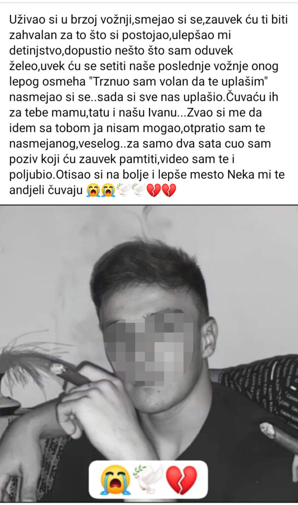 mladici nastradali u nesreci