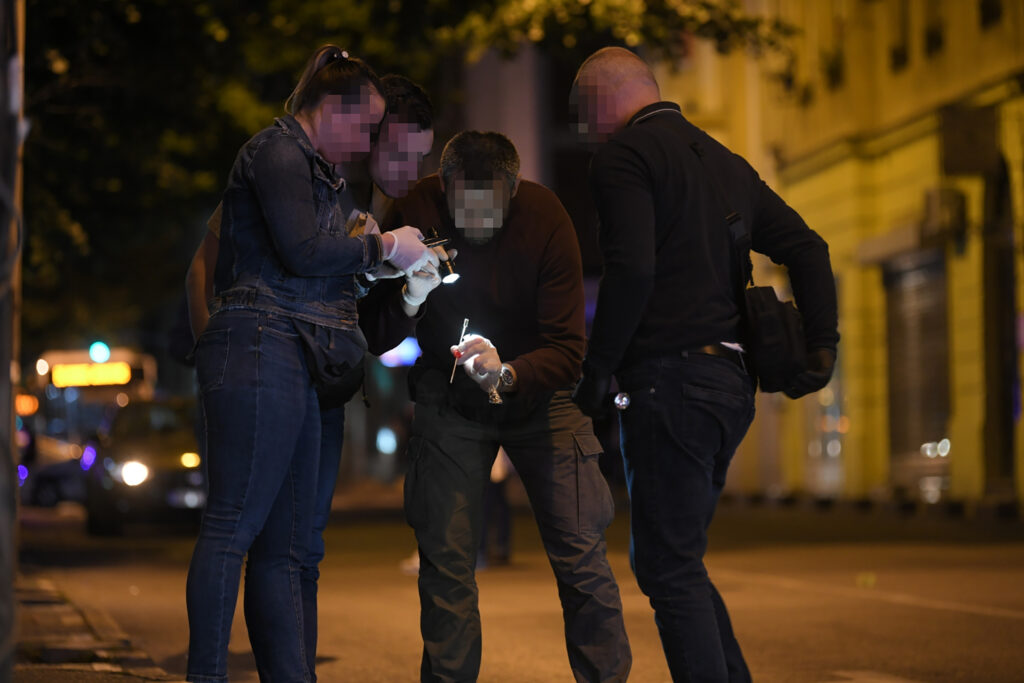 Beograd 22.05.2023. pucnjava Vračar,forenzičari, policija, uviđaj, uvidjaj