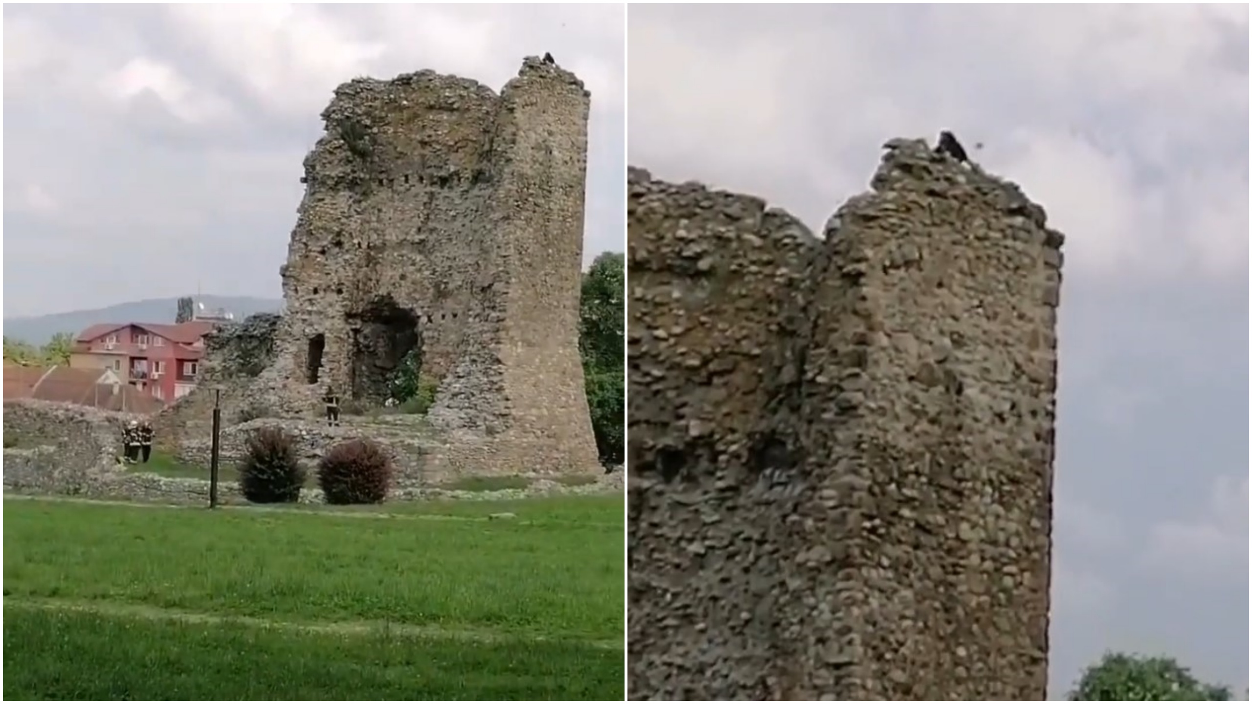 Kruševac, kula, nepoznati muškarac se popeo na kulu u Kruševcu i ne može da siđe Foto: Instagram/192_rs