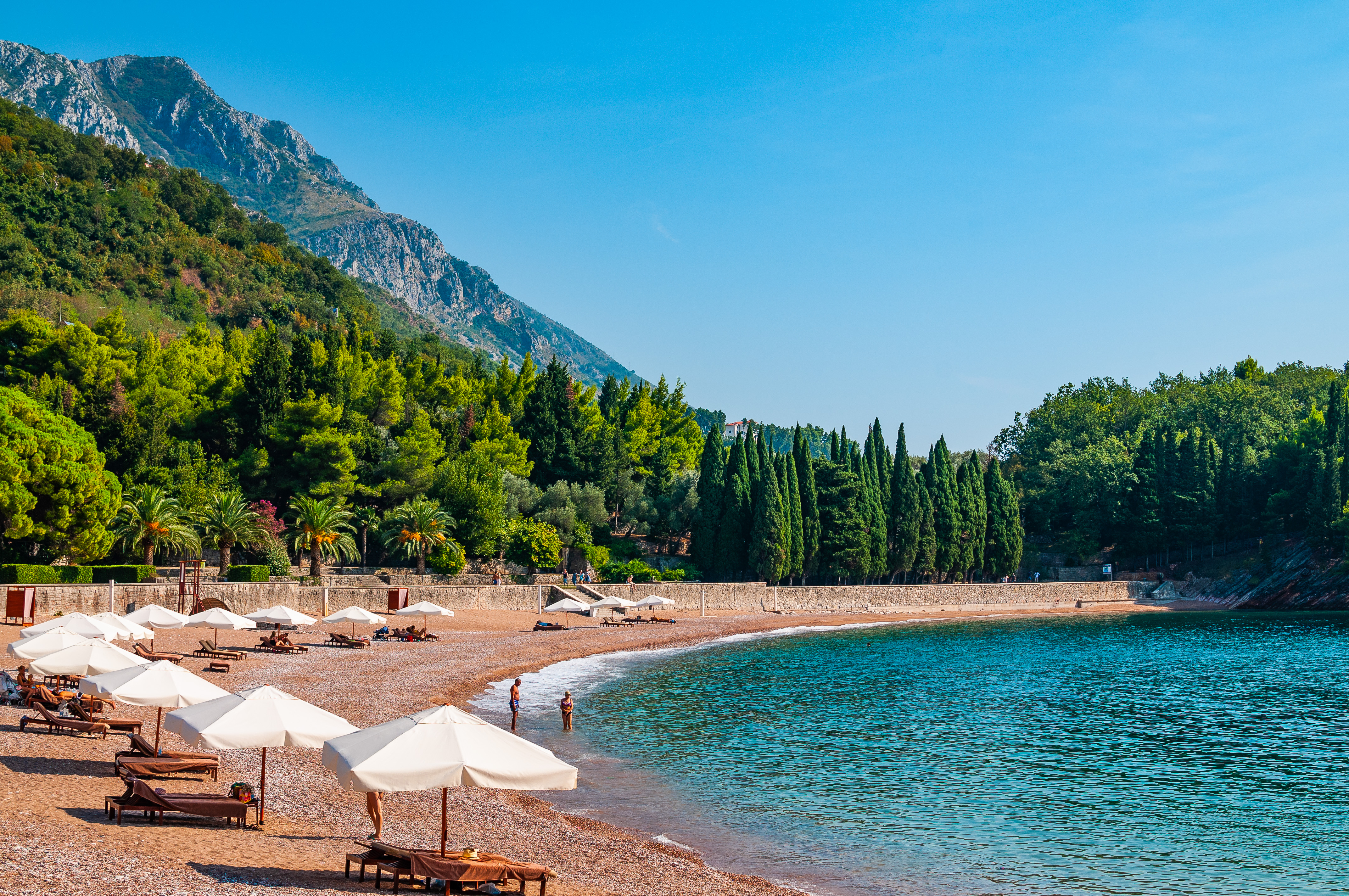 Sveti,Stefan.milocher.the,Beaches,Of,The,King,And,Queen,In,Montenegro.
