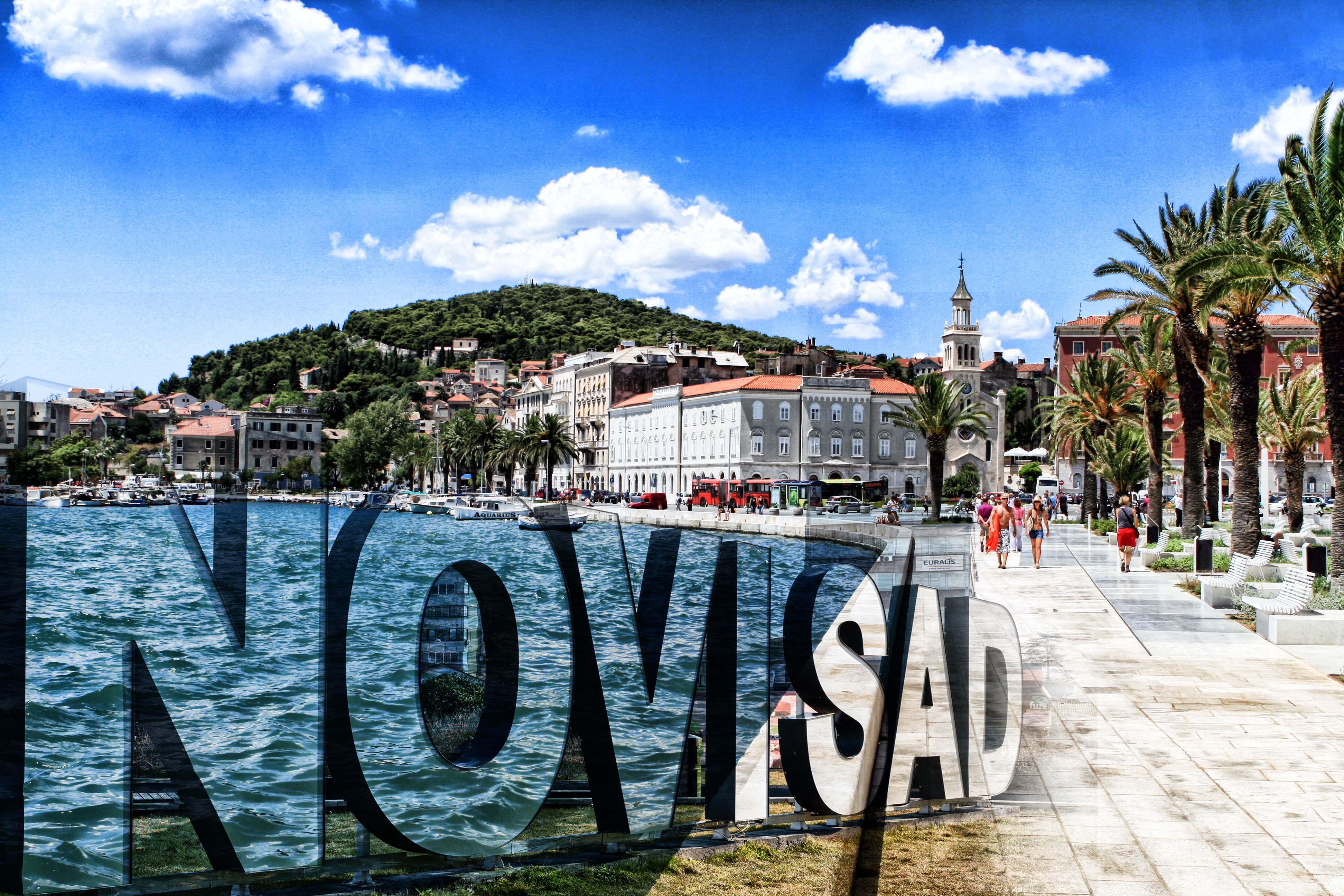 The promenade of Split