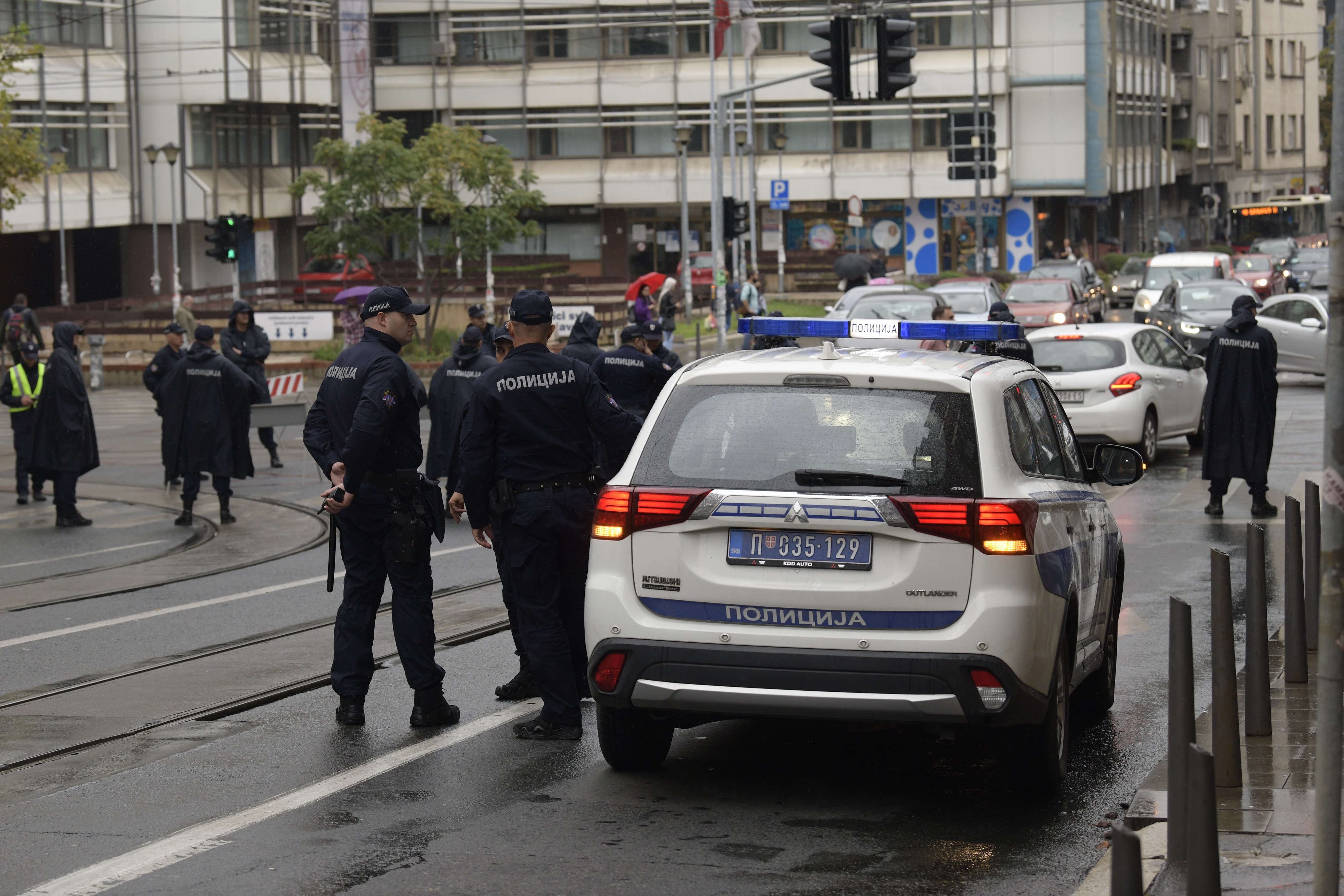 Beograd, 17.09.2022. 27 marta, Beogradska, policija, zatvorene ulice Foto: Goran Srdanov/Nova.rs