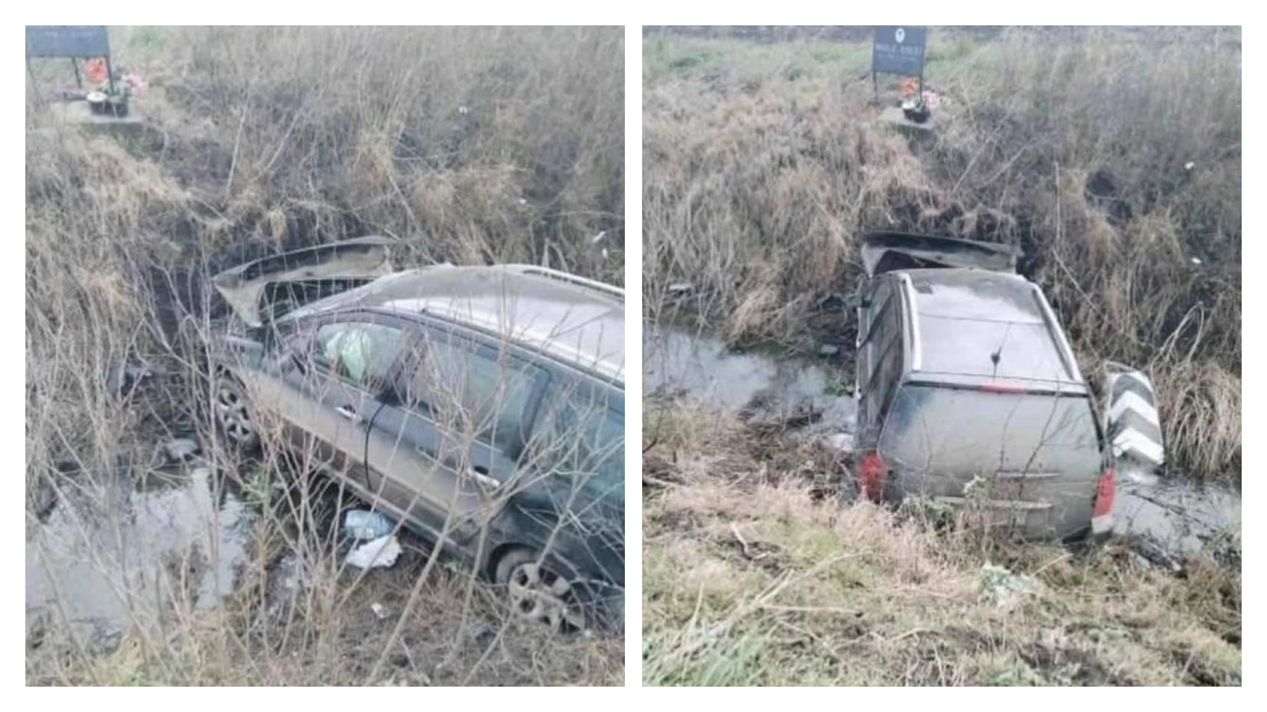 Automobil sleteo sa puta na putu Čenej-Kisač. Povređeno