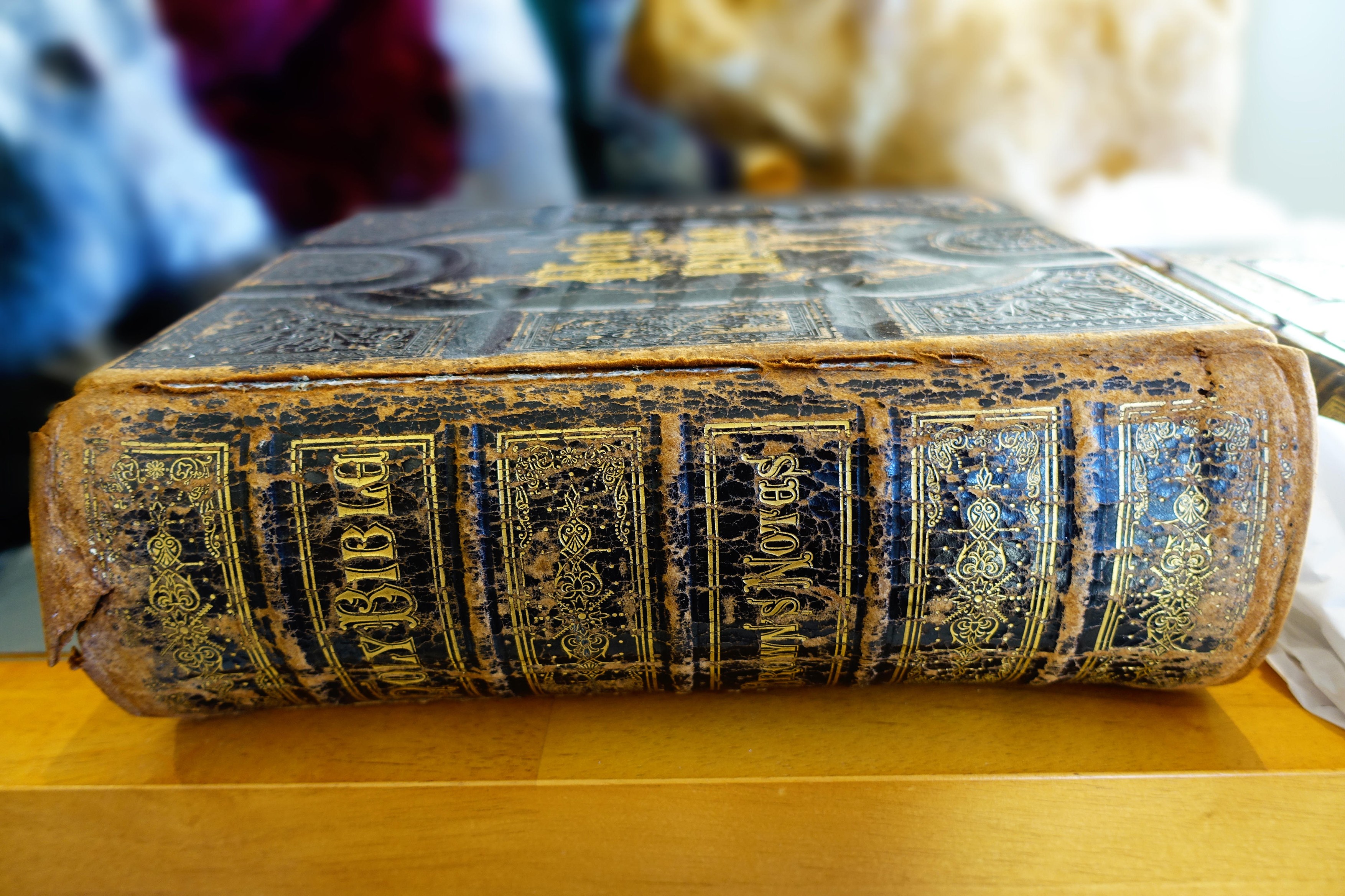 Antique Leather Bible