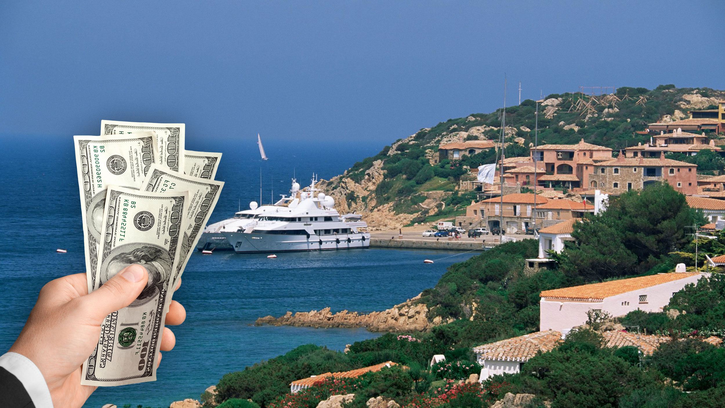 Porto Cervo, Costa Smeralda, Sardinia, Dolari