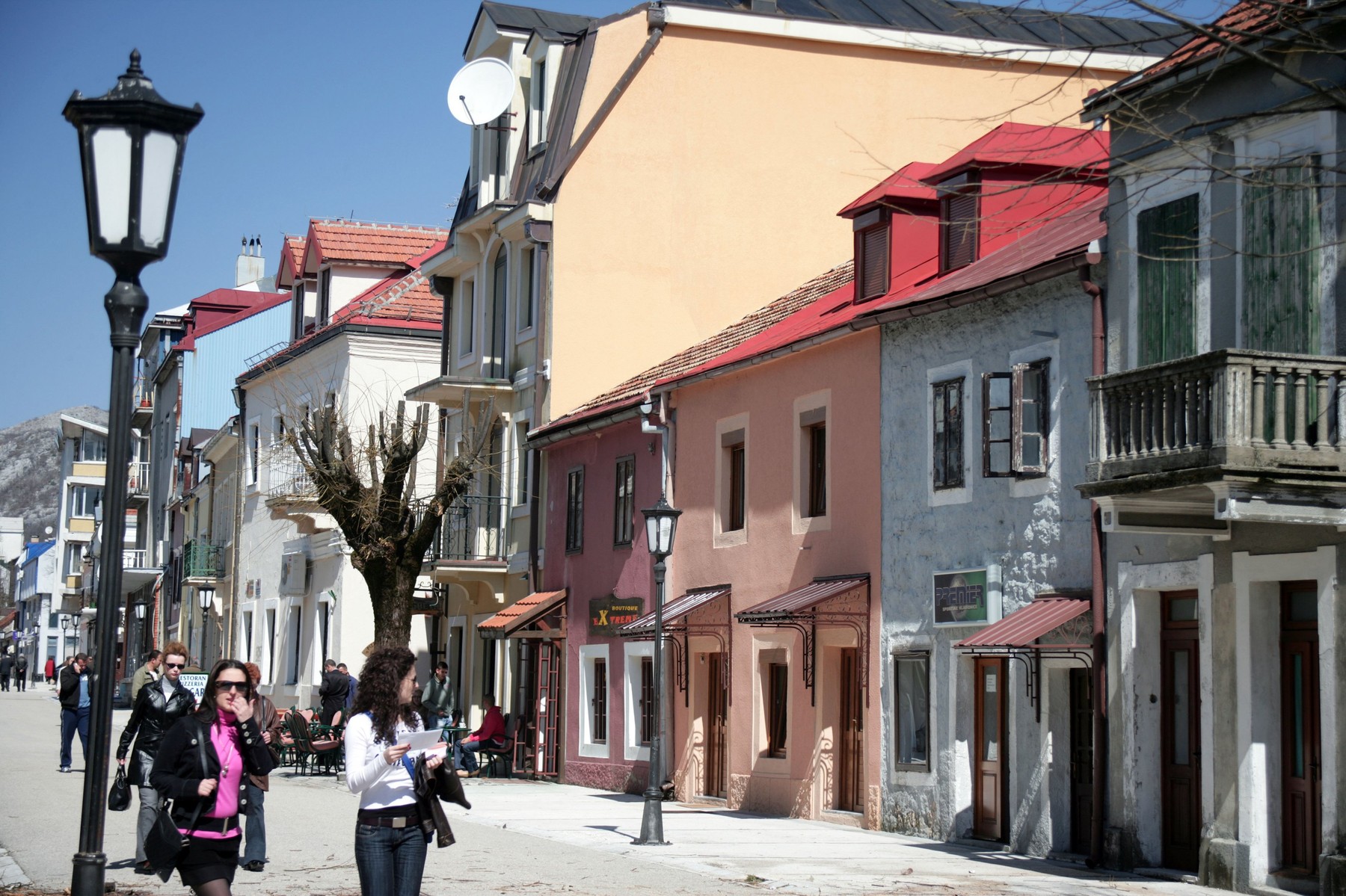 Bajova Street Cetinje historic Montenegrin capital,Image: 12369621, License: Rights-managed, Restrictions: , Model Release: no, Credit line: Ros Drinkwater / Alamy / Profimedia