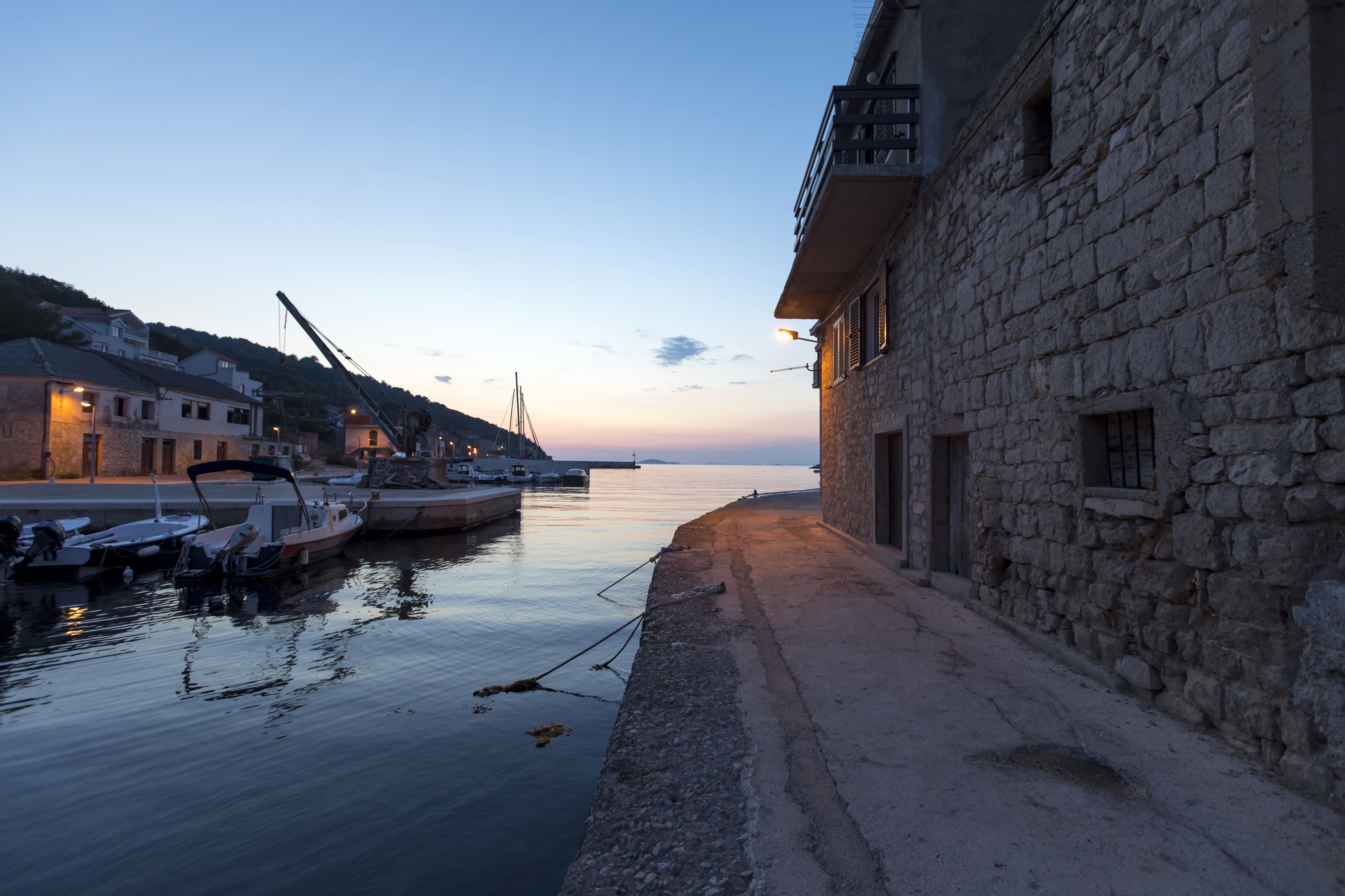 Evening,In,The,Village,Muna,On,The,Island,Zirje,,Croatia