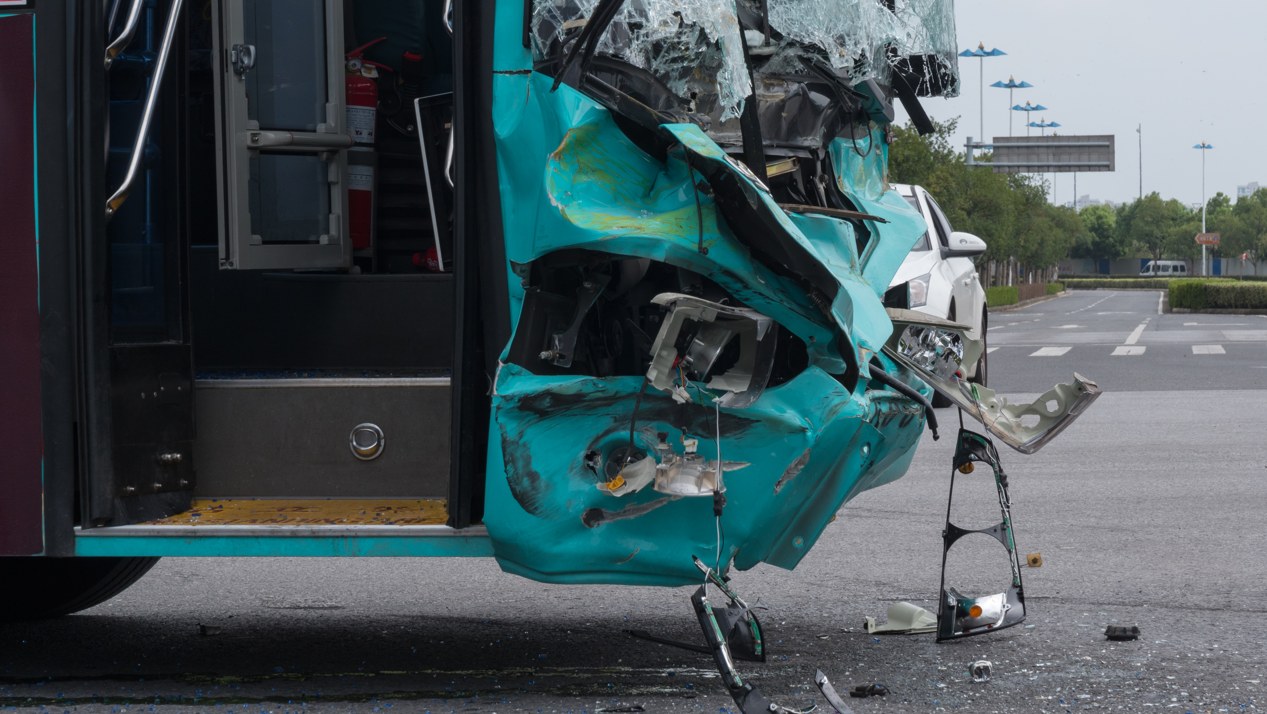 16,August,,2018.,Suzhou,City,,China.,Road,Accident.,Passenger,Bus