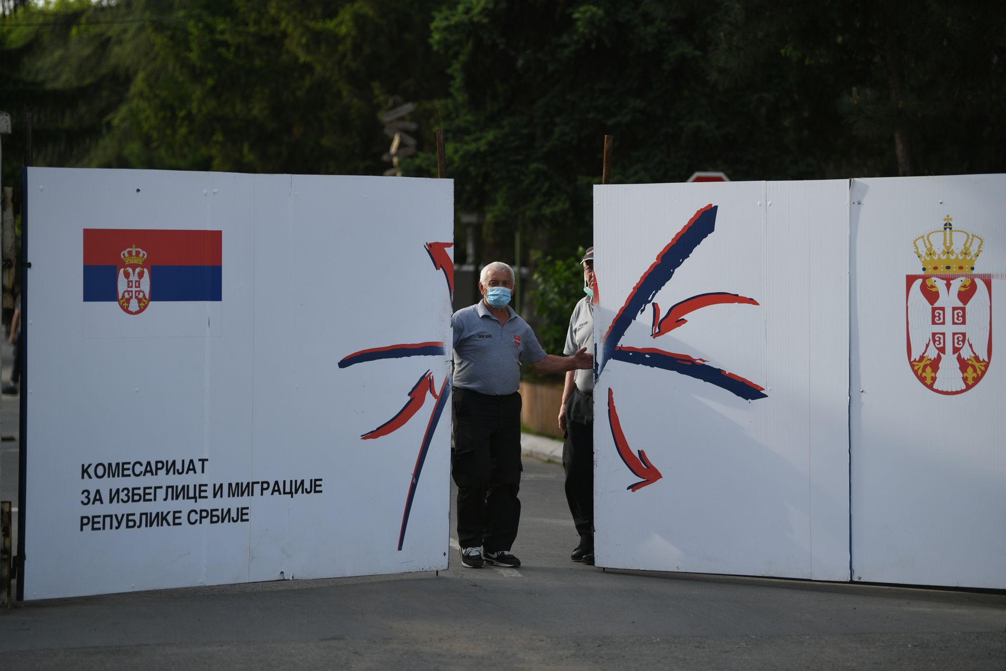 Beograd 13.05.2020. Okupljanje ispred Komesarijata za  izbeglice, protest Levijatan Foto:Filip Krainčanić/Nova.rs