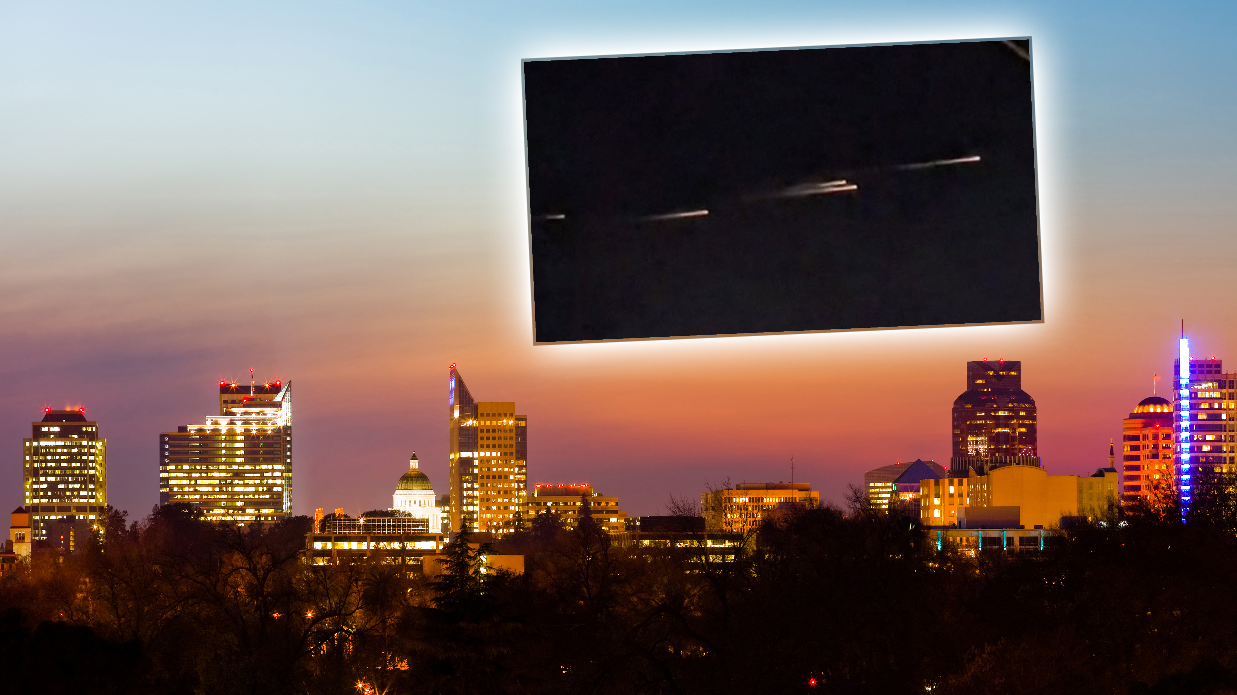 Sacramento at night
