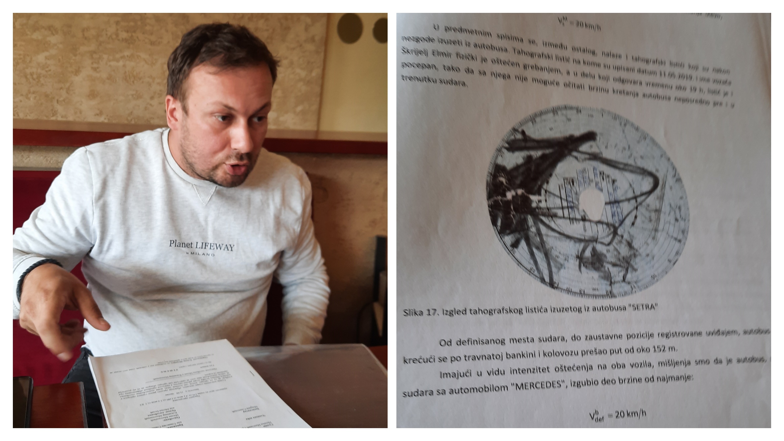 Vladimir Milošević iz Mojsinja, sela koje se nalazi u blizini Čačka. U maju se navršava dve godine od kada sam izgubio brata Aleksandra (37) i majku Milicu, a ja, otac i naša familija je neutešna