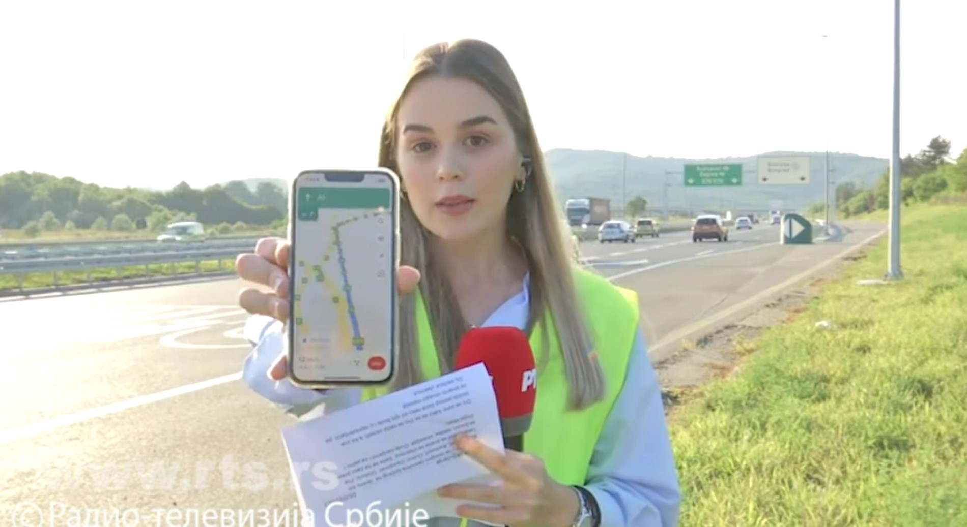 Losa navigacija na autoputu