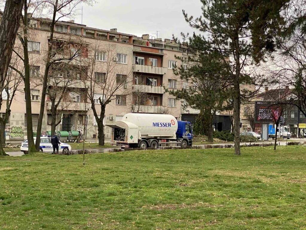 cisterna sa azotom, Kragujevac