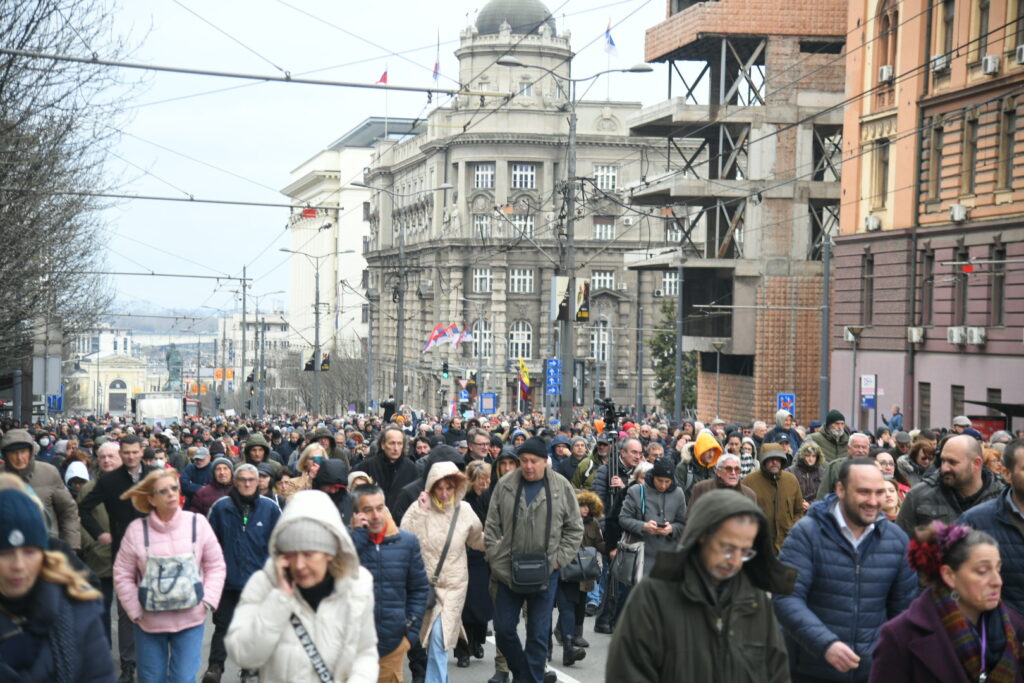 Protest podrške tužiteljkama tužiocima ispred vlade srbije