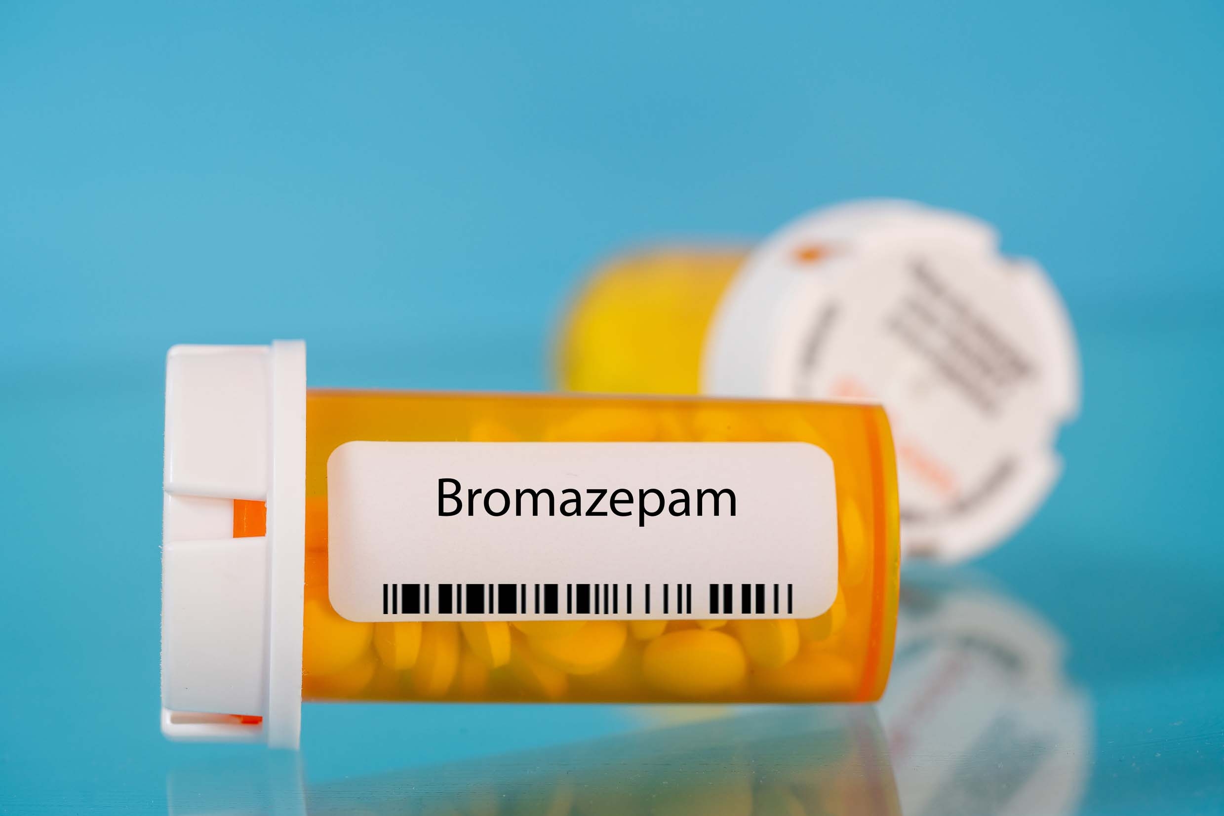 Bromazepam.,Bromazepam,Pills,In,Rx,Prescription,Drug,Bottle
