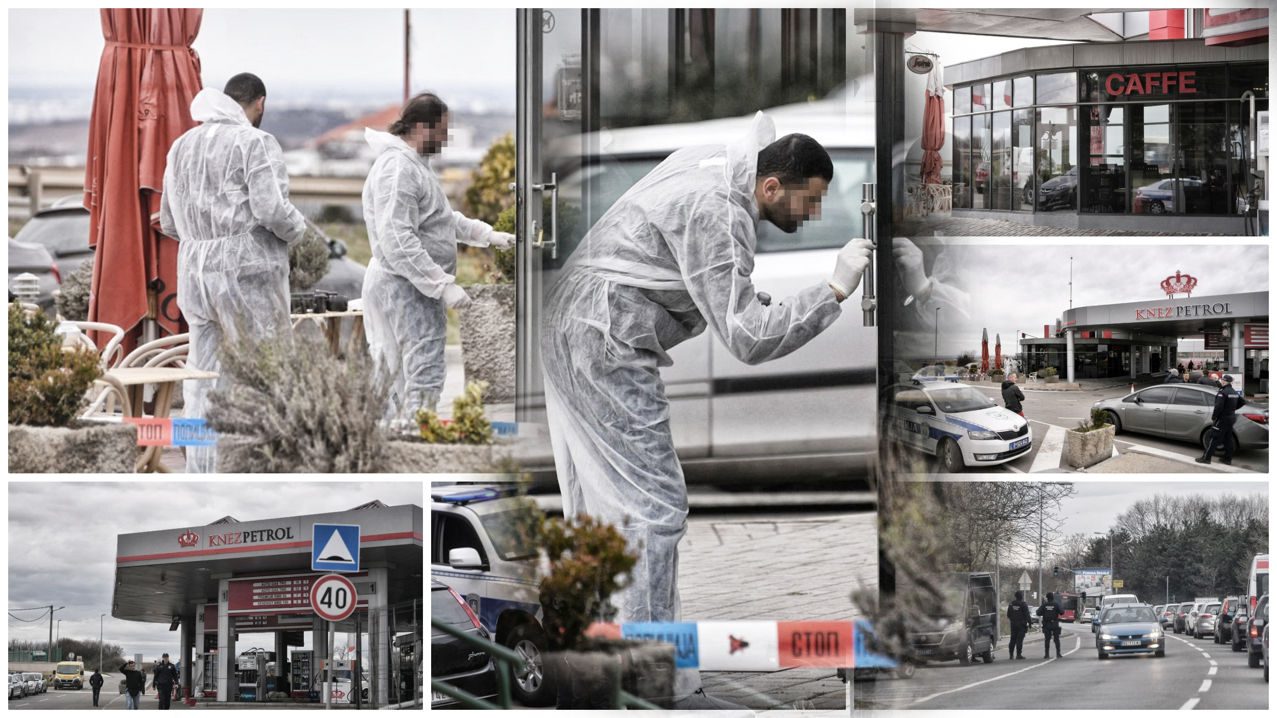 rušanj pucnjava zapaljen automobil forenzicari policija pumpa  ranko eskobar