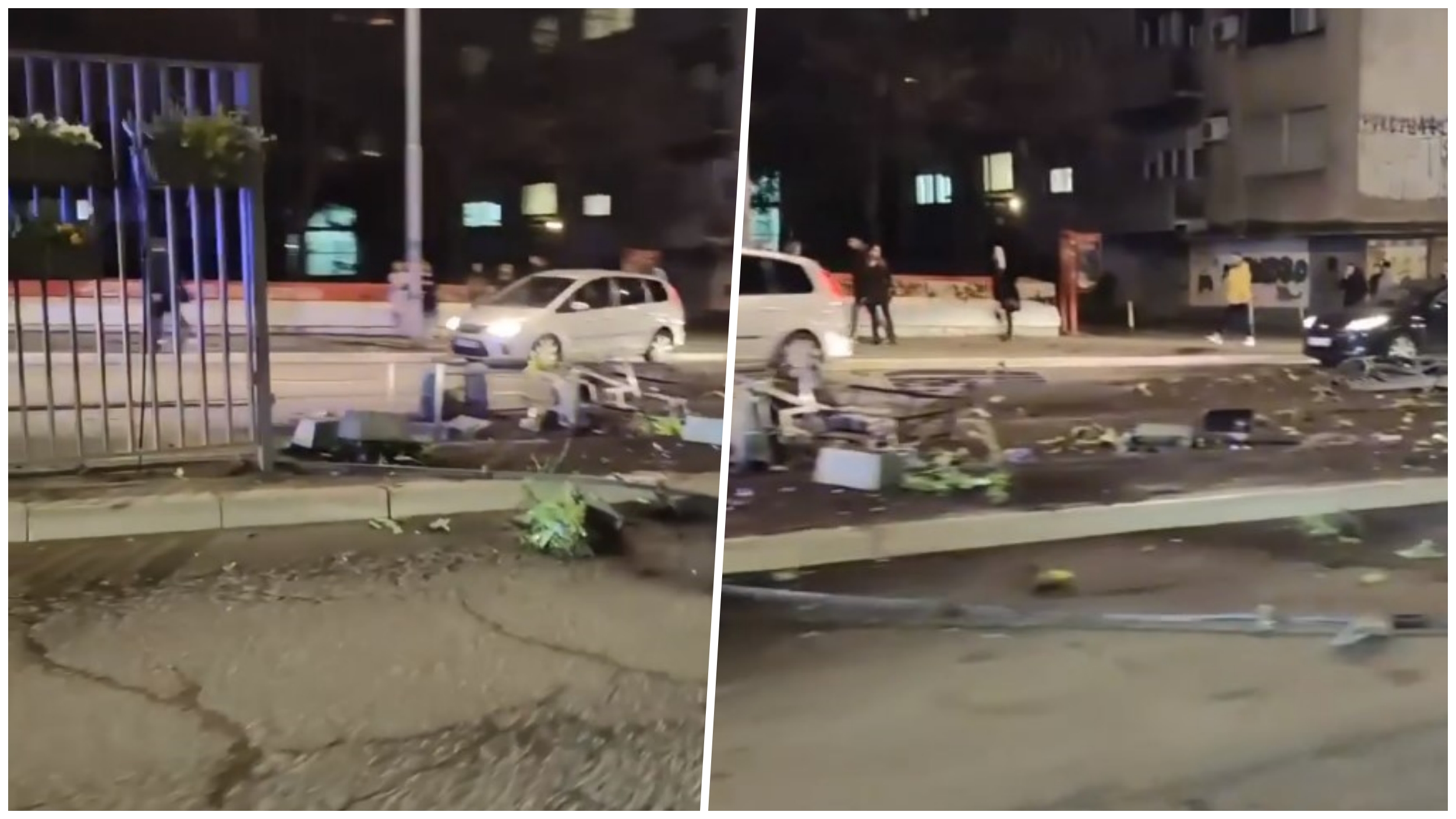 Automobil probio ogradu kod Franša. Detalji za sada nisu poznati