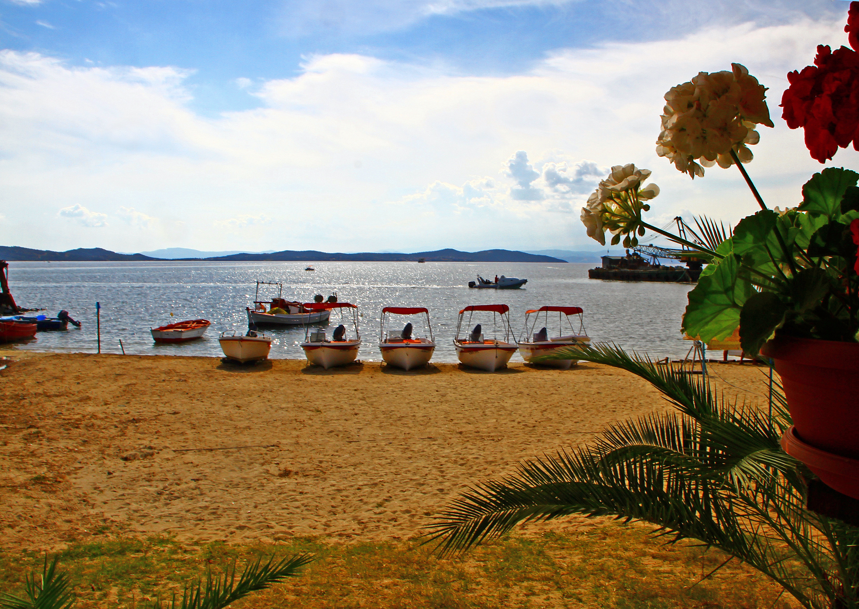 Beautuful,Sand,Beach,In,Nea,Kallikratia,,Popular,Health,Resort,On