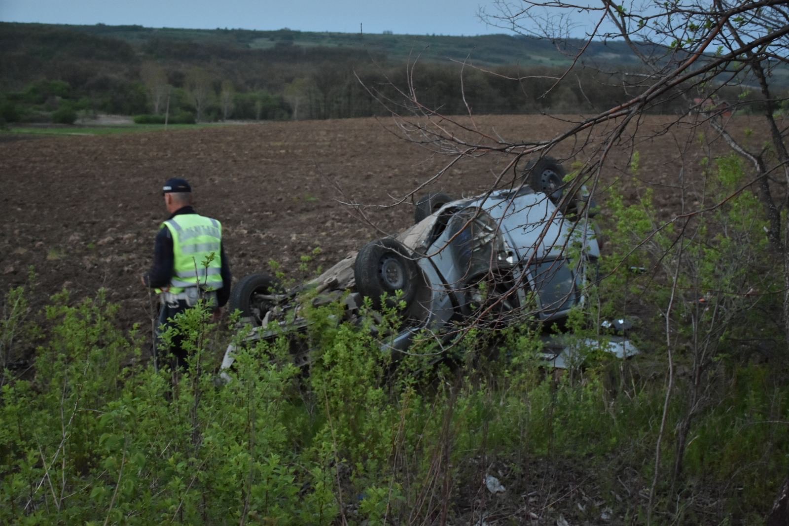 Zajecar, prevrnut automobil, automobilska nesreća
