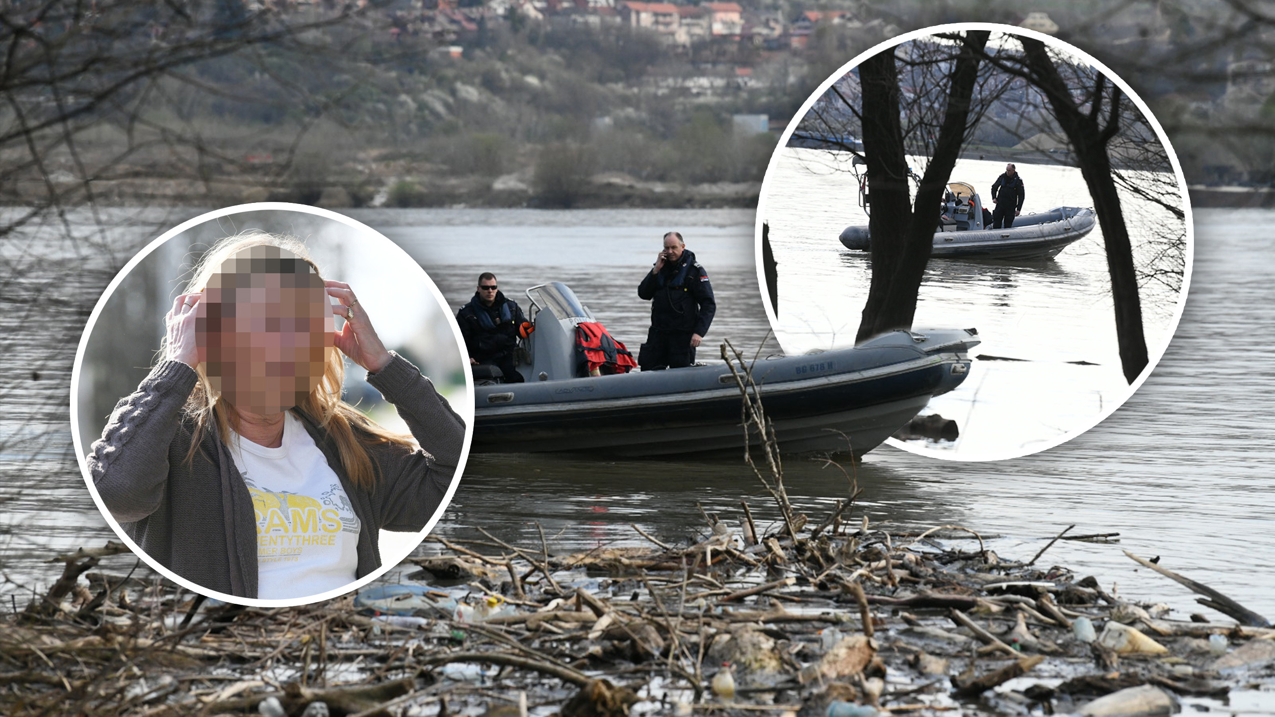 Kombo,
Beograd 21.03.2023. Mesto gde je isplivalo telo jednog od četvorice mladića koji su ispali iz čamca. Reka, Dunav, isplivalo telo, čamac, hronika Foto: Vesna Lalić/Nova.rs