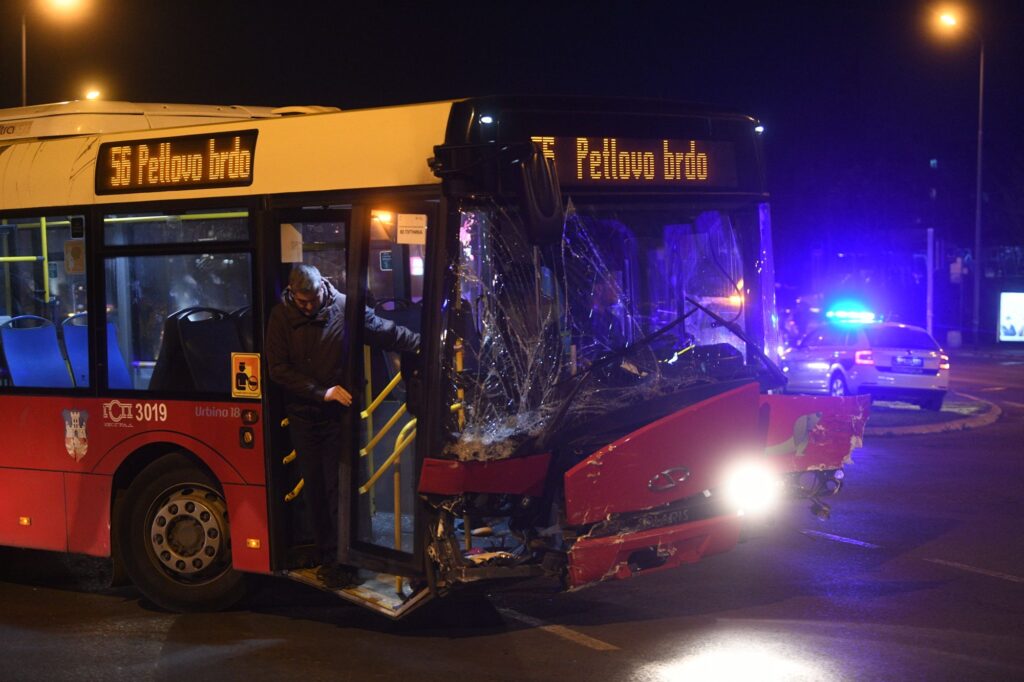 Beograd, 2903.2023. Žarkovo, nesreća, sudar autobsa, hronika, autobus Foto: Filip Krainčanić/Nova.rs